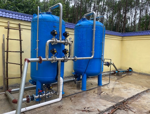 贵州晴隆县10吨压力式一体化净水设备